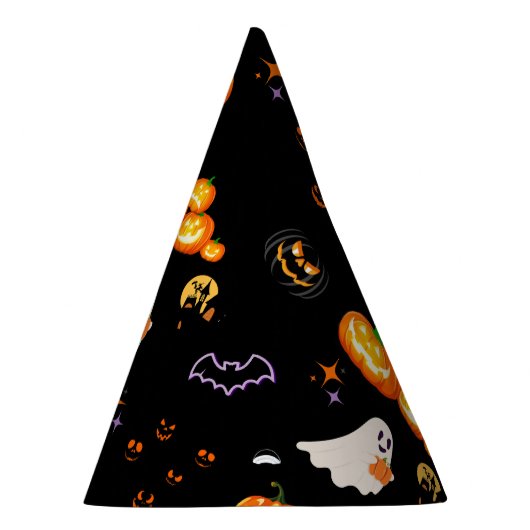 Schattige Fun Pumpkin spookvleermuis Witch Hallowe Feesthoedjes (Rechts)