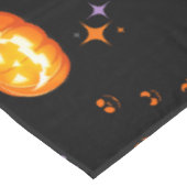 Schattige Fun Pumpkin spookvleermuis Witch Hallowe Tafelkleed (Gekanteld)