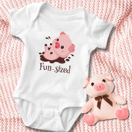 Schattige Fun Sized biggetje Romper