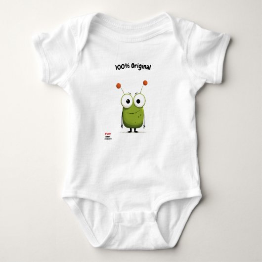 Schattige & Fun voor Natuur & Joy Lovers - Green A Romper (Voorkant)
