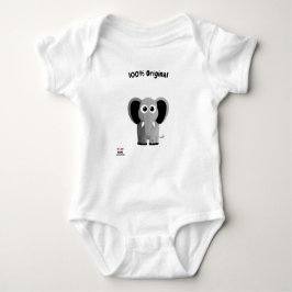 Schattige & Fun voor Natuur & Joy Lovers - Grey El Romper