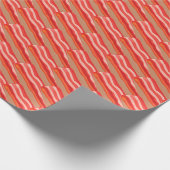 Schattige Funny Bacon Cadeaupapier (Hoek)