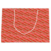 Schattige Funny Bacon Groot Cadeauzakje (Voorkant)