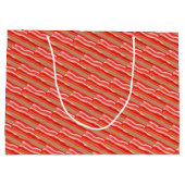 Schattige Funny Bacon Groot Cadeauzakje (Achterkant)