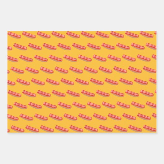 Schattige Funny Bacon Inpakpapier Vel (Voorkant 2)