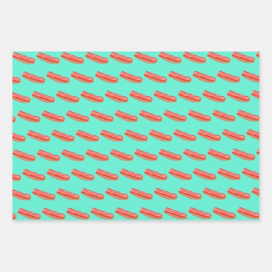 Schattige Funny Bacon Inpakpapier Vel (Voorkant 2)