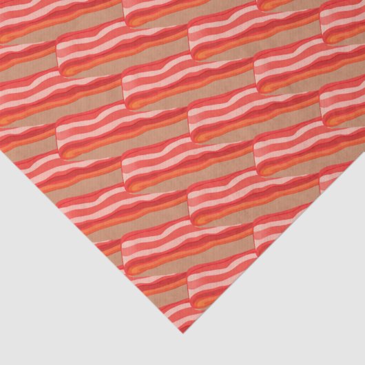 Schattige Funny Bacon Tissuepapier (Detail)