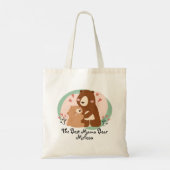 Schattige Funny Best Mama Beer Tote Bag (Achterkant)