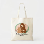 Schattige Funny Best Mama Beer Tote Bag (Voorkant)