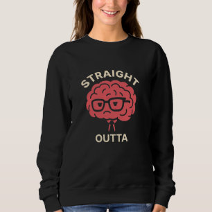 Schattige Funny Brain Vrouwen T-Shirt - Studeren &