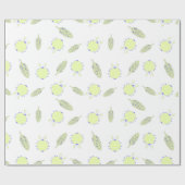 Schattige & Funny Bugs Naadloos Patroon | Schattig Cadeaupapier (Vlak)