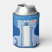 Schattige Funny Bustier Corset Blikjeskoeler (Blikje Voorkant)