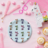Schattige Funny Cat Paper Bord (Feest)