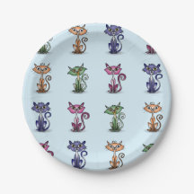 Schattige Funny Cat Paper Bord