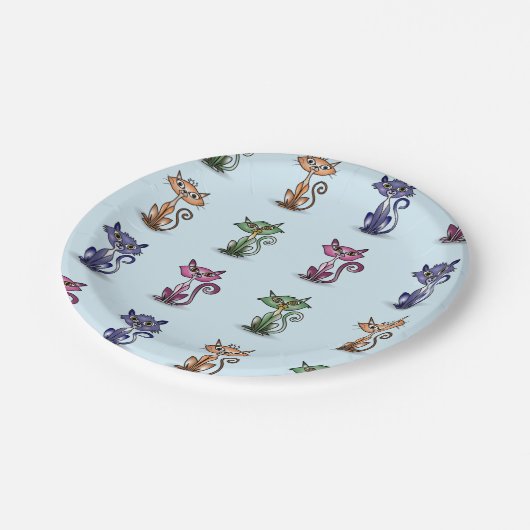 Schattige Funny Cat Paper Bord (Gekanteld)