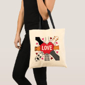 Schattige Funny Cat Paw Tote Bag (Voorkant (product))