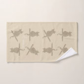 Schattige Funny Cats Voeg naam Badhanddoek Set Bad Handdoek (Handdoek)