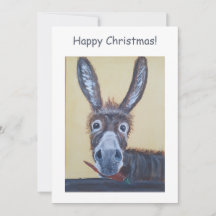 Schattige Funny Christmas Donkey