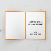 Schattige Funny Dog Butt serieus, gefeliciteerd me Kaart (Binnen)