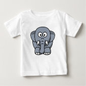 Schattige Funny Elephant - Grijs T-shirt (Voorkant)
