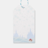 Schattige Funny Elf Kerstcadeau Speciale Levering  Cadeaulabel (Achterkant)