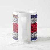 Schattige Funny English BullDog Grote Koffiekop (Achterkant)