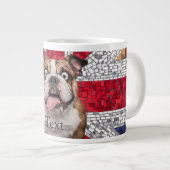 Schattige Funny English BullDog Grote Koffiekop (Voorkant rechts)