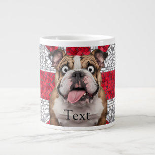 Schattige Funny English BullDog Grote Koffiekop