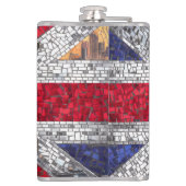 Schattige Funny English BullDog Heupfles (Achterkant)