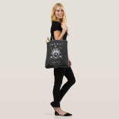 Schattige Funny First Moederdag Zwart Tote Bag (Op model)