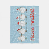 Schattige FUNNY Fleece Navidad Kerstmis (Voorkant)