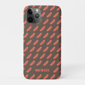 Schattige Funny gepersonaliseerd spek Case-Mate iPhone Case (Achterkant)