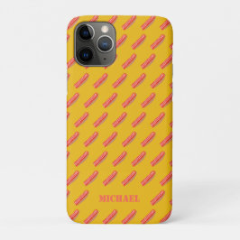 Schattige Funny gepersonaliseerd spek Case-Mate iPhone Case