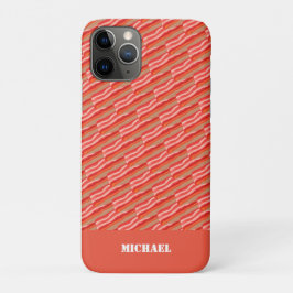 Schattige Funny gepersonaliseerd spek Case-Mate iPhone Case