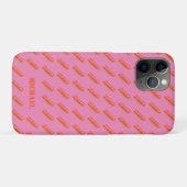 Schattige Funny gepersonaliseerd spek Case-Mate iPhone Case (Achterkant (horizontaal))