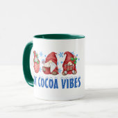 Schattige Funny Hot Cacao Vibes Gnome Mok (Voorkant links)