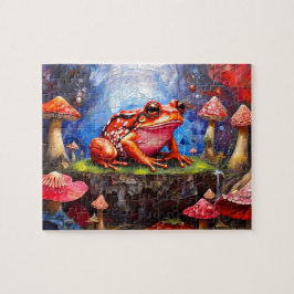Schattige Funny Little Frog Collectie Legpuzzel