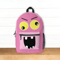 Schattige Funny Pink Monster w / Naam Kinder