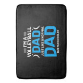Schattige Funny Volleybal Gift Voor Papa's en Mann Badmat (Voorkant Verticaal)
