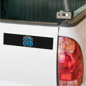Schattige Funny Volleybal Gift Voor Papa's en Mann Bumpersticker (Op Truck)