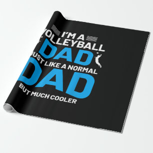 Schattige Funny Volleybal Gift Voor Papa's en Mann Cadeaupapier