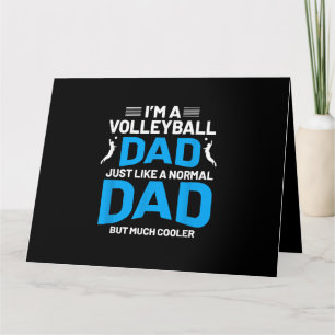 Schattige Funny Volleybal Gift Voor Papa's en Mann Kaart