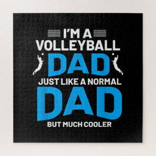 Schattige Funny Volleybal Gift Voor Papa's en Mann Legpuzzel