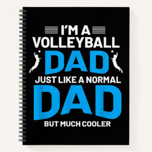 Schattige Funny Volleybal Gift Voor Papa's en Mann Notitieboek