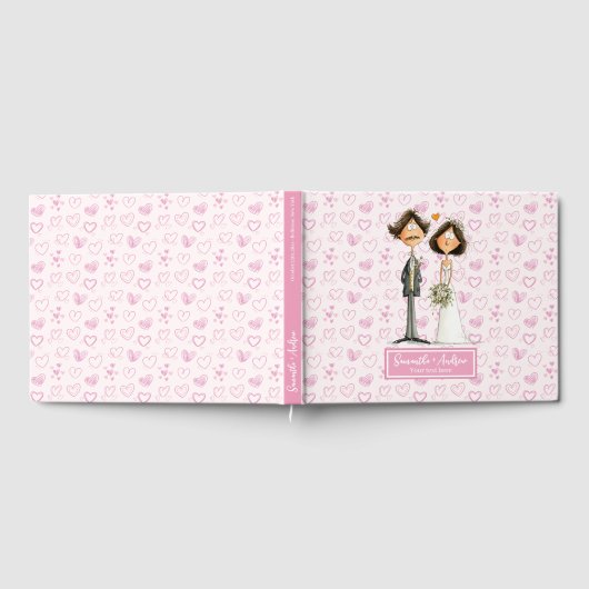 Schattige Funny Wedding Guest boek voor Passen get (Volledig)