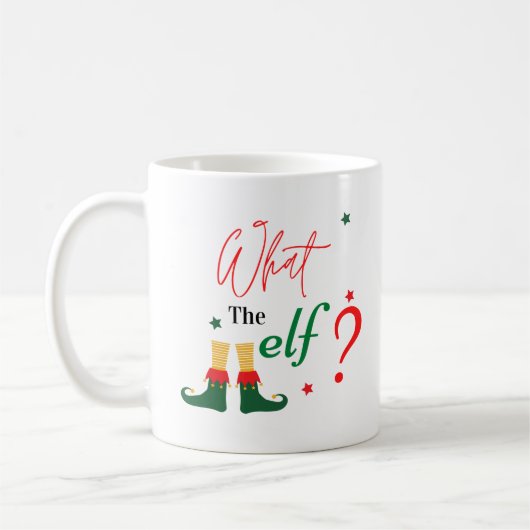 Schattige Funny What the ELF Christmas Stocking St Koffiemok (Links)
