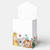 Schattige Funny Woodland Animals Baby shower Bedankdoosjes (Geopend)
