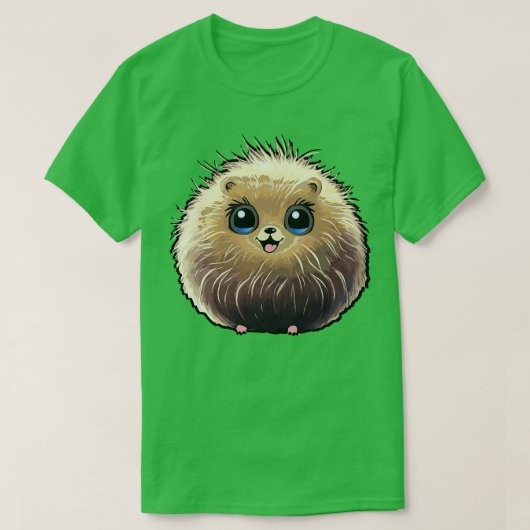 Schattige Fuzzy Creature T-shirt (Design voorkant)