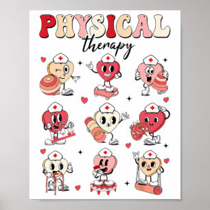 Schattige Fysiotherapie Valentijnsdag Pt Pta Kinde Poster