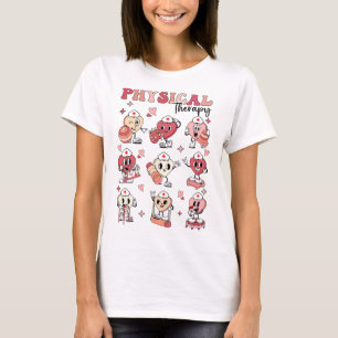Schattige Fysiotherapie Valentijnsdag Pt Pta Kinde T-shirt